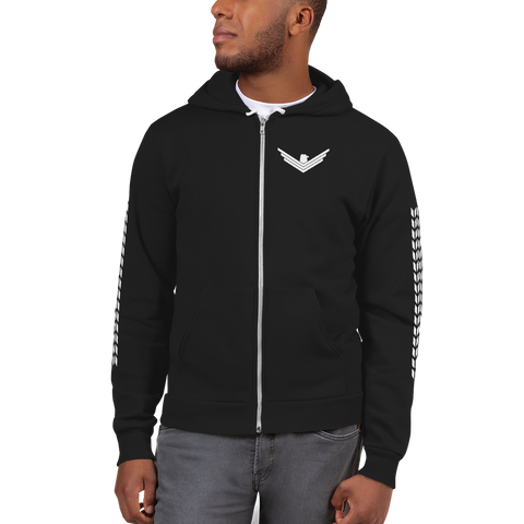 Vector Unisex Box Zipped Hoodie